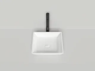 Накладная раковина Salini Callista 04 S-Stone 1101208SM 38см белый матовый